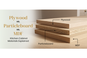 Plywood vs. Particleboard vs. MDF: Kitchen Cabinet Materials Explained