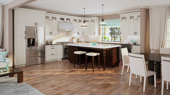 Heritage White Shaker