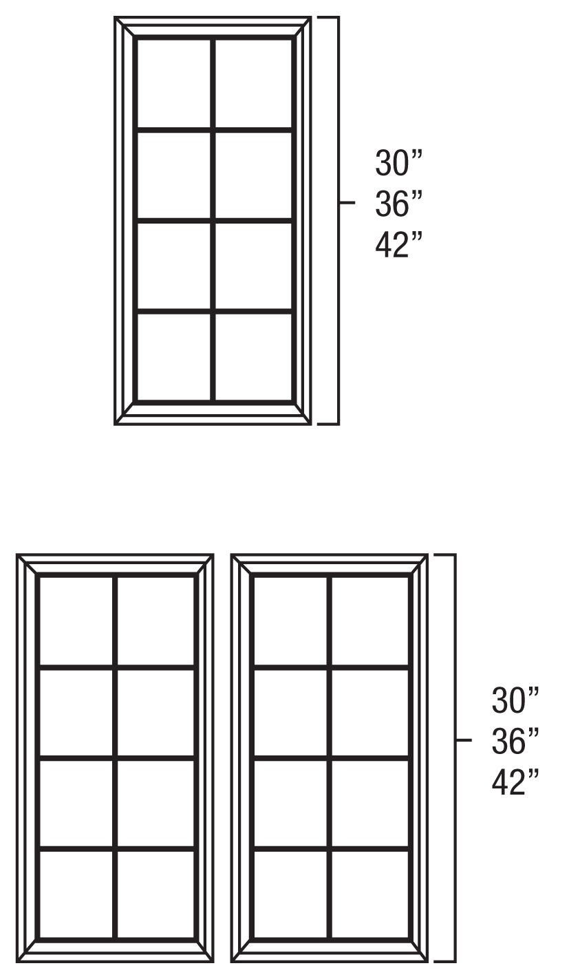 Single Door - Mullion Doors