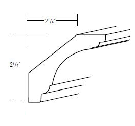 Cove Crown Molding-Ccm8