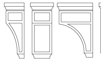 Corbels - CORBEL75S