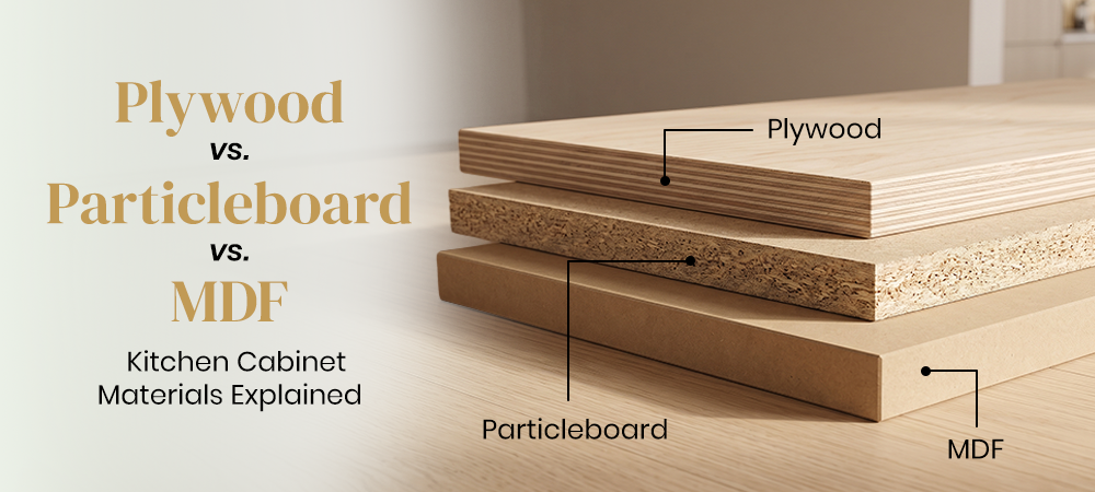 Plywood vs. Particleboard vs. MDF: Kitchen Cabinet Materials Explained